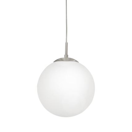 EGLO - Hanglamp aan een koord 1xE27/60W/230V diameter 25 cm wit