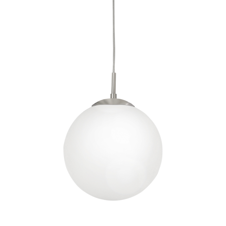 EGLO - Hanglamp aan een koord 1xE27/60W/230V diameter 25 cm wit