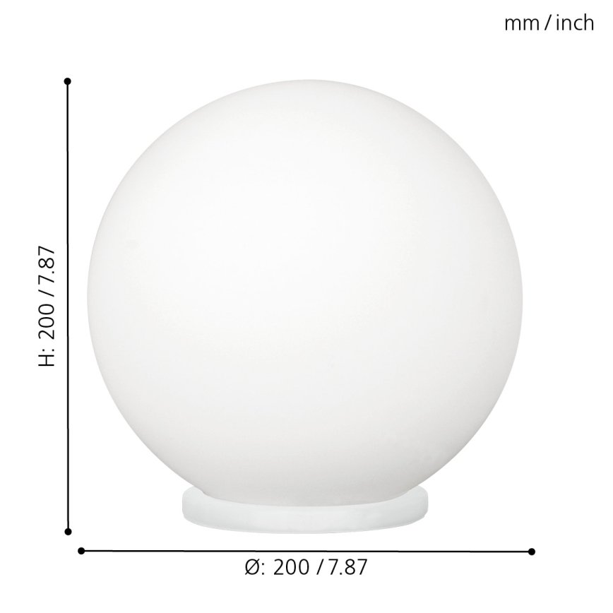 EGLO - Lampe de table 1xE27/60W/230V d. 20 cm