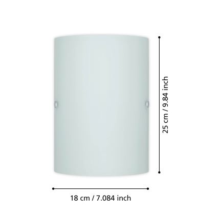 EGLO - Wandlamp 1x14/60W wit
