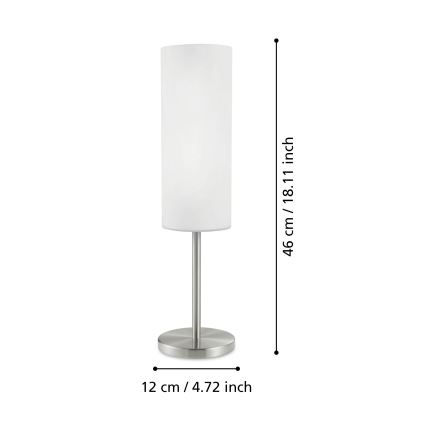 Eglo - Lampe de table 1xE27/60W