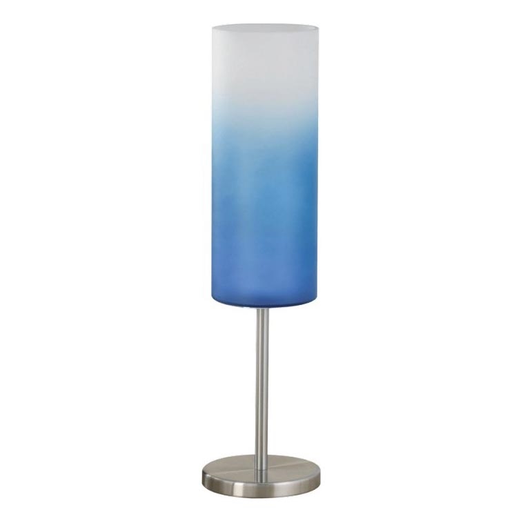 Eglo 85999 - Tafellamp TROY BLAUW 1xE27/100W/230V blauw