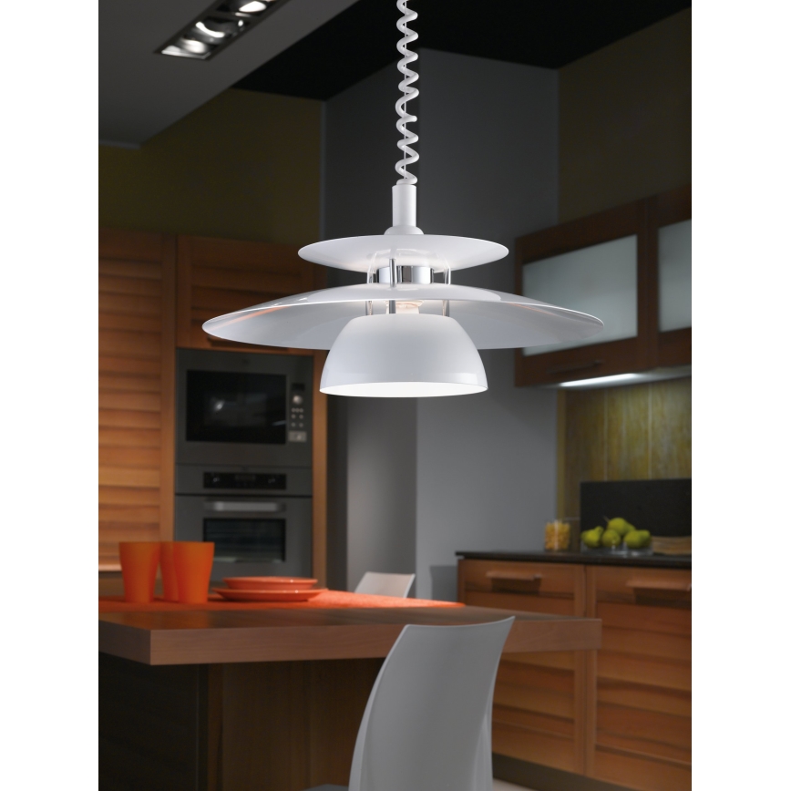 Eglo - Hanglamp met trekpendel 1xE27/60W/230V