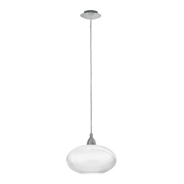 EGLO 87059 - Lustre avec fil BRENDA 1xE27/60W verre opale