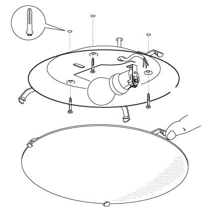 Eglo - Plafondlamp kinderkamer E27/60W/230V