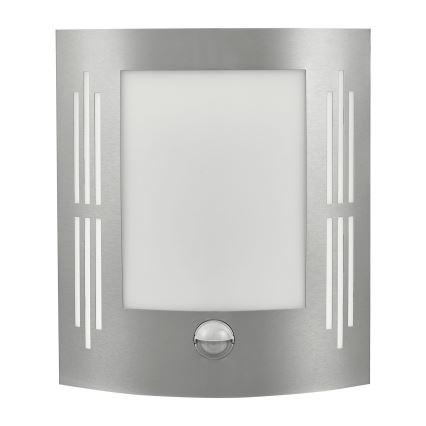 EGLO - Buiten wandlamp met sensor 1xE27/15W/230V IP44