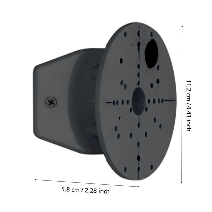 EGLO - Hoeklamp beugel antraciet