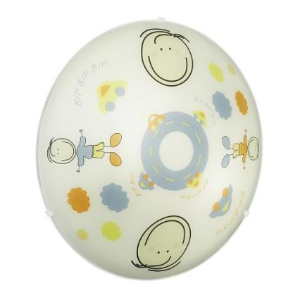 EGLO 88972 - Kinderplafondlamp JUNIOR 2  2xE27/60W kleurrijk