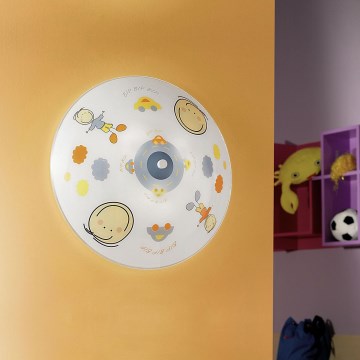 EGLO 88972 - Plafonnier pour enfants JUNIOR 2  2xE27/60W coloré