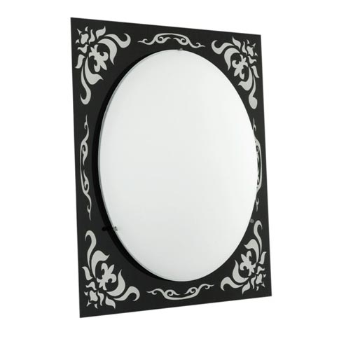 EGLO 89262 - Applique Plafonnier SCALEA 1xE27/60W noir / blanc