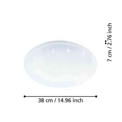 Eglo - Dimbare LED Plafond Lamp LED/19,2W/230V 2700-6500K ZigBee