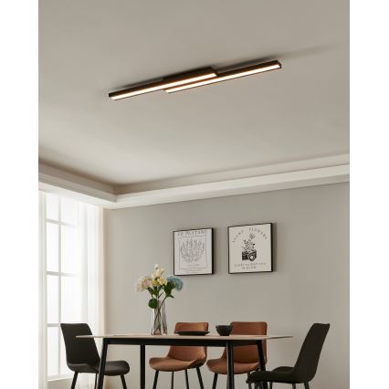 Eglo - LED RGBW Dimbaar plafondlamp LED/20,4W/230V ZigBee