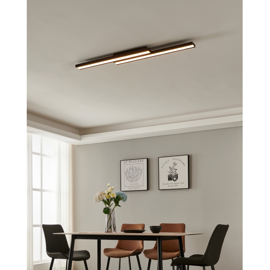 Eglo - LED RGBW Dimbaar plafondlamp LED/20,4W/230V ZigBee