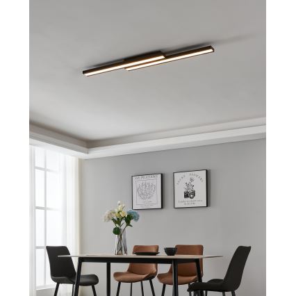 Eglo - LED RGBW Dimbaar plafondlamp LED/20,4W/230V ZigBee