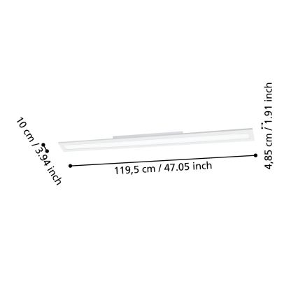 Eglo - Dimbare LED Plafond Lamp LED/33,5W/230V 2700-6500K wit ZigBee