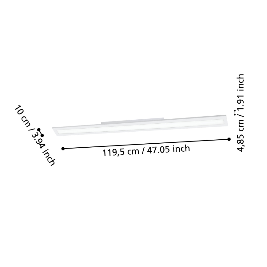 Eglo - Plafonnier à intensité variable LED/33,5W/230V 2700-6500K blanc ZigBee