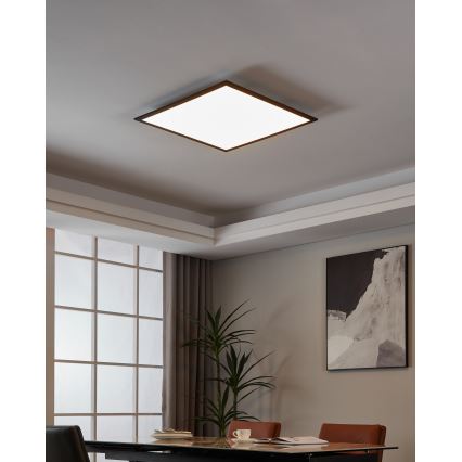 Eglo - Dimbare LED Plafond Lamp SALOBRENA-Z LED/33W/230V zwart ZigBee