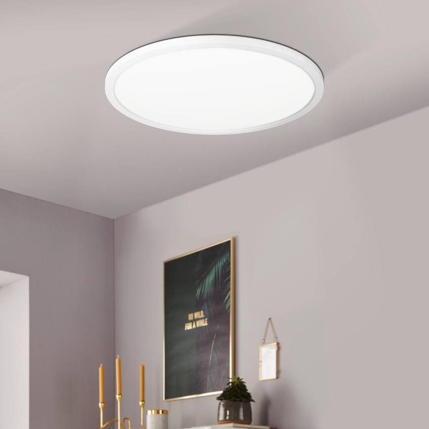 Eglo 900086 - LED RGBW Dimbare plafondlamp ROVITO-Z LED/14,6W/230V 2700-6500K diameter 29,5 cm wit