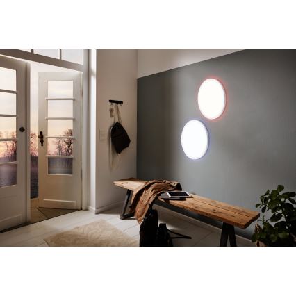 Eglo - LED RGBW Dimbare plafondlamp LED/16,5W/230V wit ZigBee