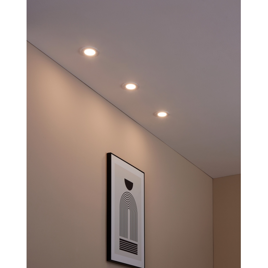 Eglo - SET 3xLED Dimbare hangende plafondverlichting FUEVA-Z  LED/2,8W/230V IP44