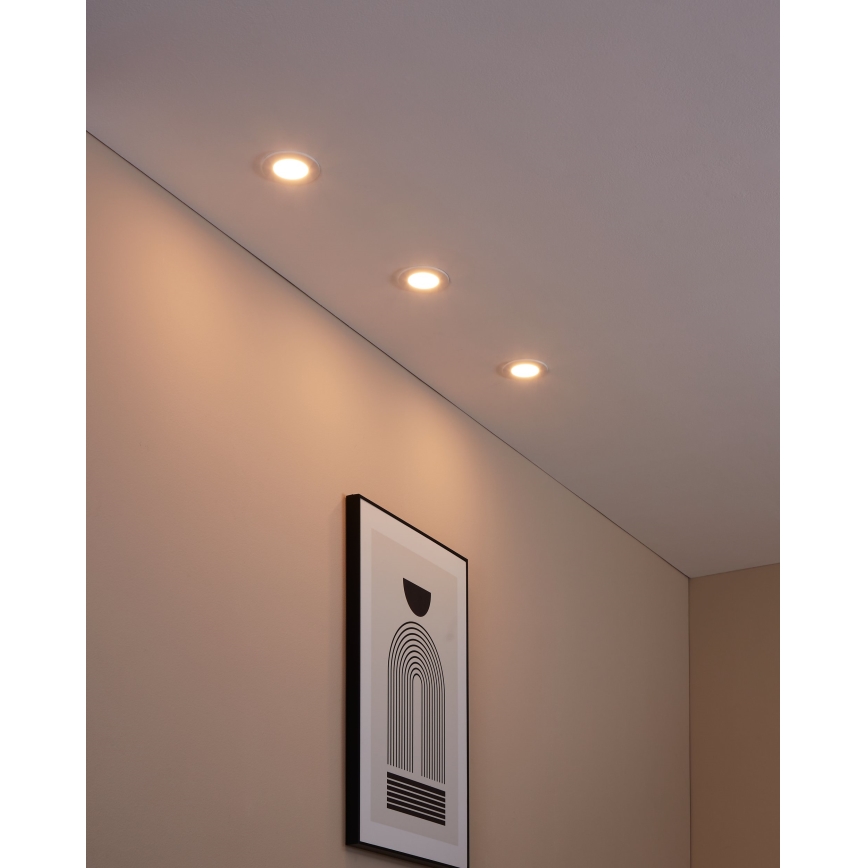 Eglo - SET 3xLED Dimbare hangende plafondverlichting FUEVA-Z  LED/2,8W/230V IP44