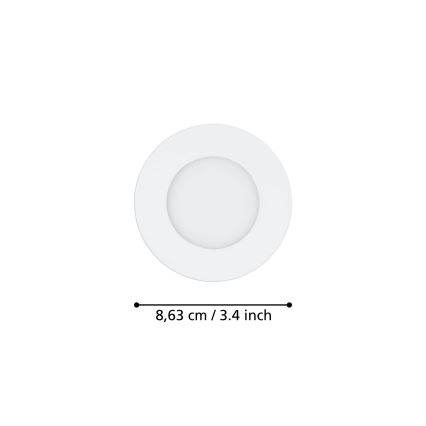 Eglo - SET 3xLED Dimbare hangende plafondverlichting FUEVA-Z  LED/2,8W/230V IP44