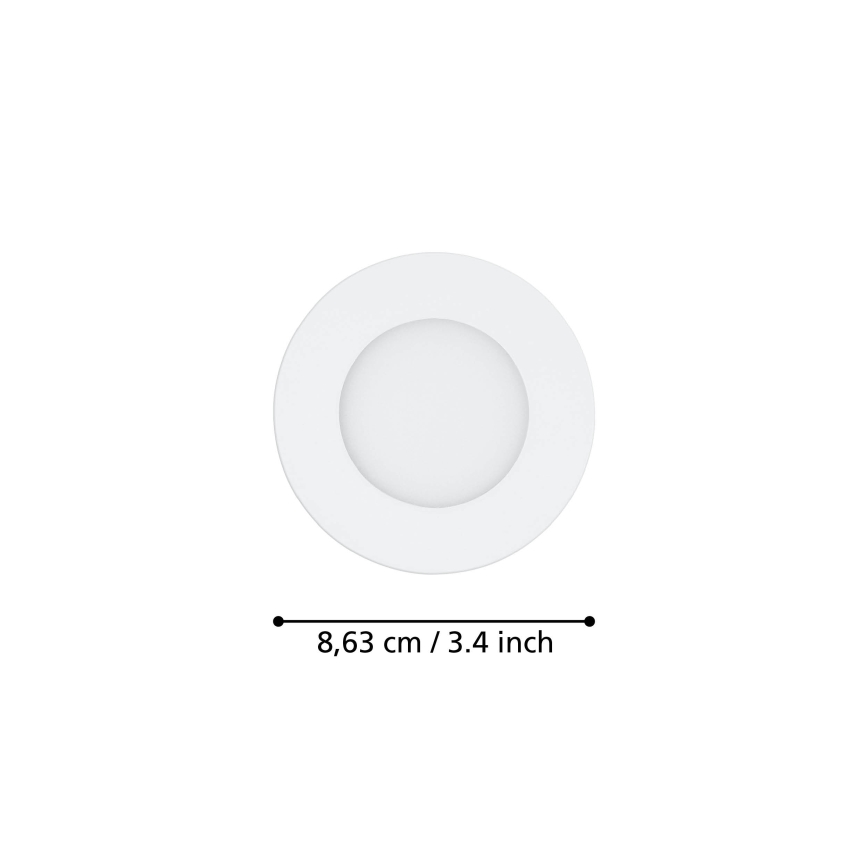 Eglo - SET 3xLED Dimbare hangende plafondverlichting FUEVA-Z  LED/2,8W/230V IP44
