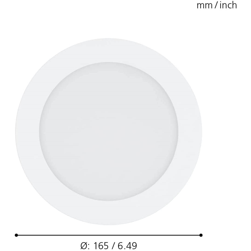 Eglo - Luminaire de salle de bain encastrable LED à intensité variable LED/10,5W/230V IP44 ZigBee
