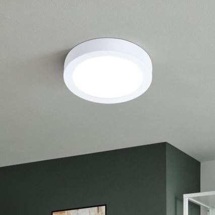 Eglo - Plafonnier LED dimmable pour salle de bains, 16,5 W, 230 V, 2700–6500 K, IP44, ZigBee, Ø 21 cm