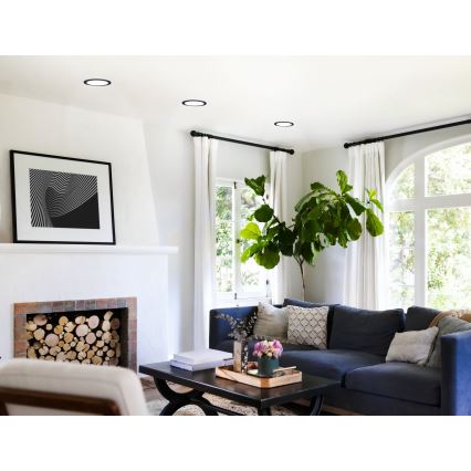 Eglo - Dimbare LED inbouwlamp voor badkamer LED/10,5W/230V 2700-6500K IP44 ZigBee Ø 16,5 cm