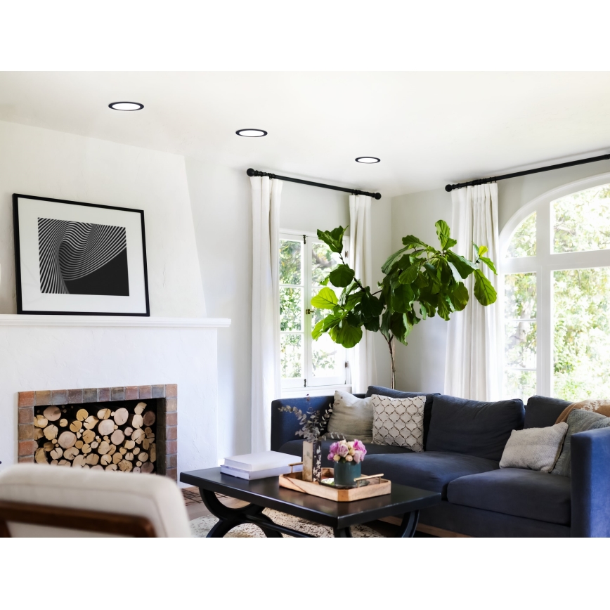 Eglo - Dimbare LED inbouwlamp voor badkamer LED/10,5W/230V 2700-6500K IP44 ZigBee Ø 16,5 cm