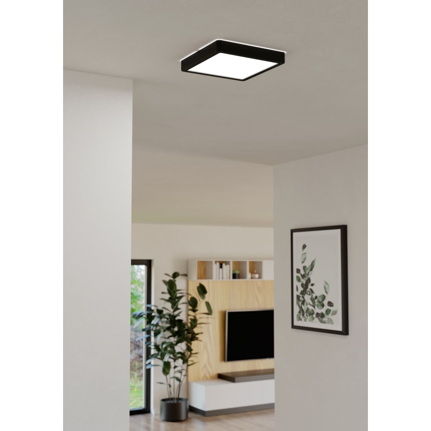 Eglo - LED-dimbare plafondlamp voor de badkamer LED/16,5W/230V IP44 ZigBee 21x21 cm