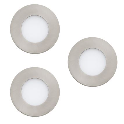 Eglo - OT 3x Luminaire de salle de bain LED à intensité variable FUEVA-Z  LED/2,8W/230V IP44