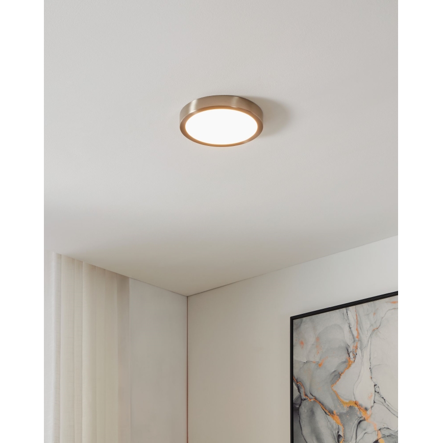 Eglo - Dimbare LED-plafondlamp voor de badkamer LED/16,5W/230V IP44 ZigBee Ø 21 cm