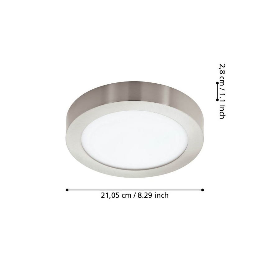 Eglo - Plafonnier de salle de bain LED à intensité variable LED/16,5W/230V IP44 ZigBee