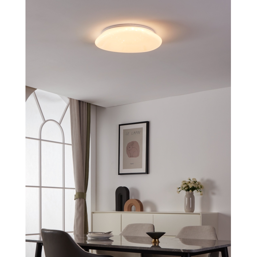 Eglo - LED RGBW Dimbaar plafondlamp LED/21,6W/230V ZigBee