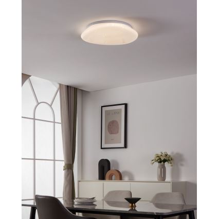 Eglo - LED RGBW Dimbaar plafondlamp LED/21,6W/230V ZigBee