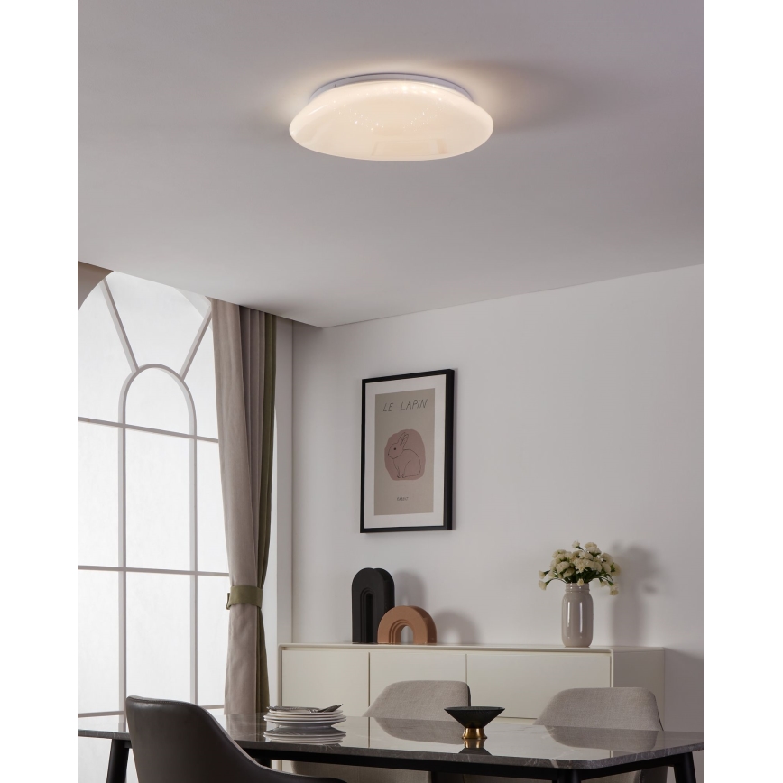 Eglo - LED RGBW Dimbaar plafondlamp LED/21,6W/230V ZigBee