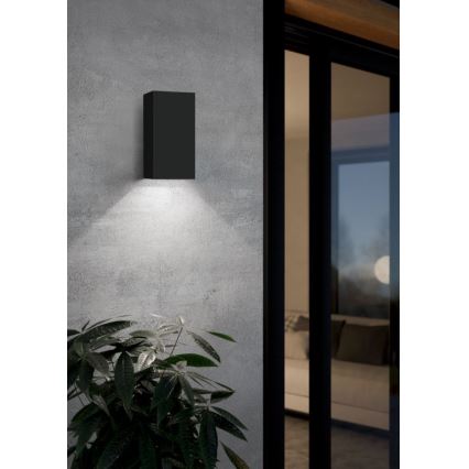 Eglo - LED RGB Dimbare buitenwandlamp 2xGU10/5W/230V IP55 2700-6500K