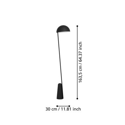 Eglo - Lampadaire 1xE27/40W/230V