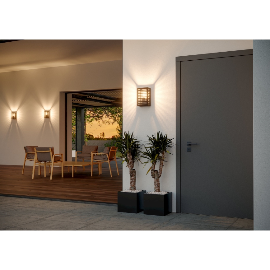 Eglo - Buitenwandlamp 1xE27/60W/230V IP44