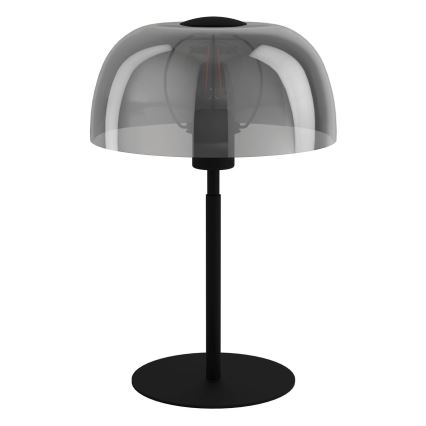 Eglo - Lampe de table 1xE27/40W/230V noir/gris