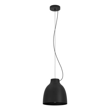 Eglo - Hanglamp aan een koord 1xE27/40W/230V zwart