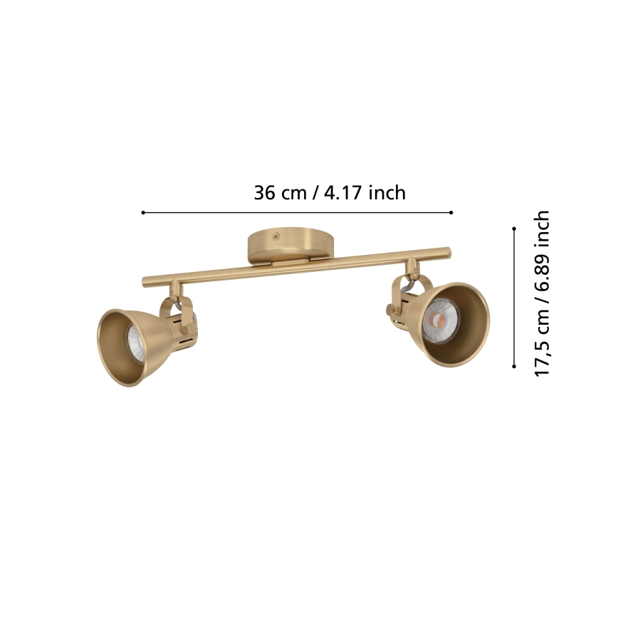 Eglo - Spot LED 2xGU10/3W/230V