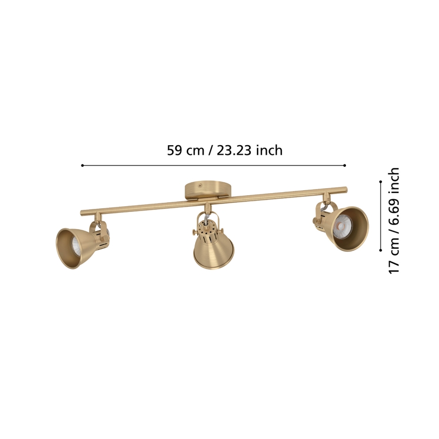 Eglo - Spot LED 3xGU10/3W/230V