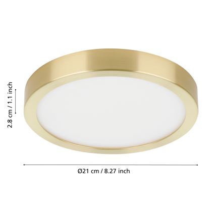 Eglo - LED plafondlamp LED/17W/230V diameter 21 cm