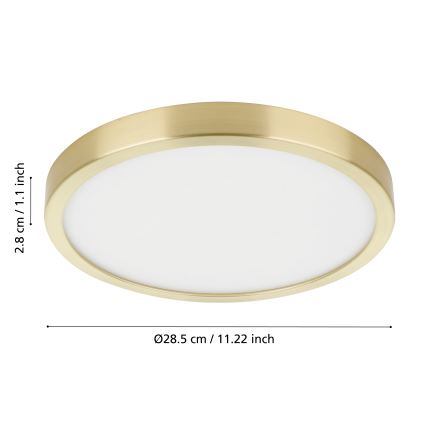 Eglo - Plafonnier LED/20,5W/230V Ø 28,5 cm Ø 28,5 cm