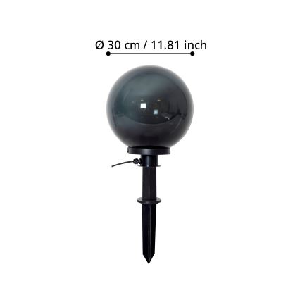 Eglo - Buitenlamp 1xE27/40W/230V d. 30 cm IP44