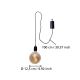Eglo - LED Hanglamp voor Buiten LED/0,06W/6V IP44 beige