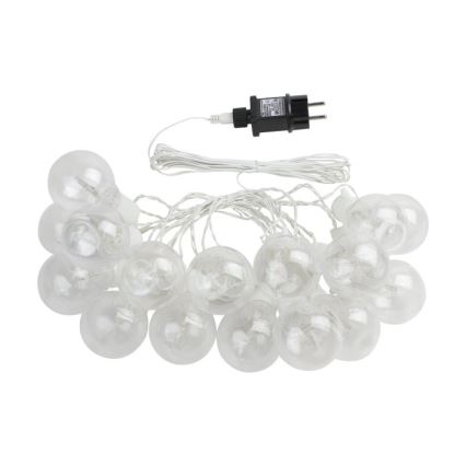 Eglo - Decoratieve LED Lichtketting voor buiten 16xLED/0,064W/24V IP44 wit